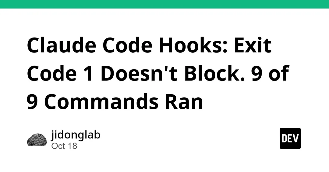Claude Code hooks block tool calls only on exit code 2