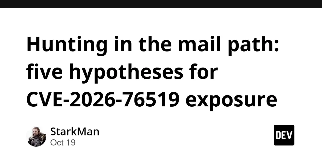 Hunting for CVE-2026-76519 traces on Cisco Secure Email Gateway