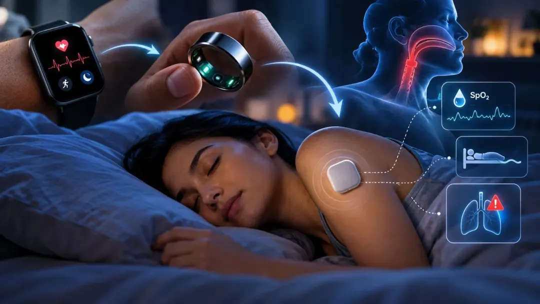 Oura patents wearable patch for sleep apnoea detection