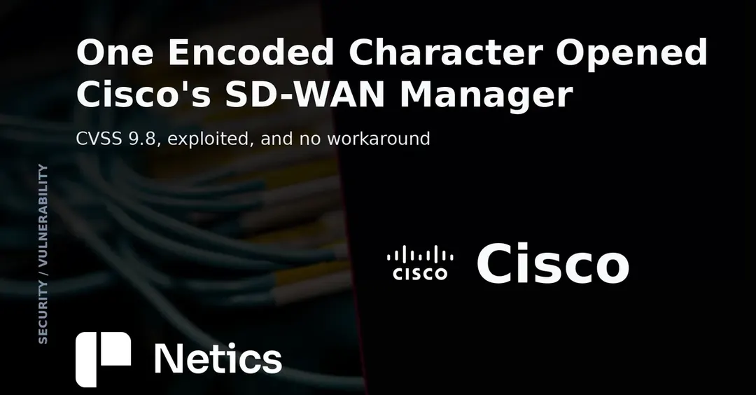 Cisco patches critical SD-WAN Manager auth bypass under active exploit