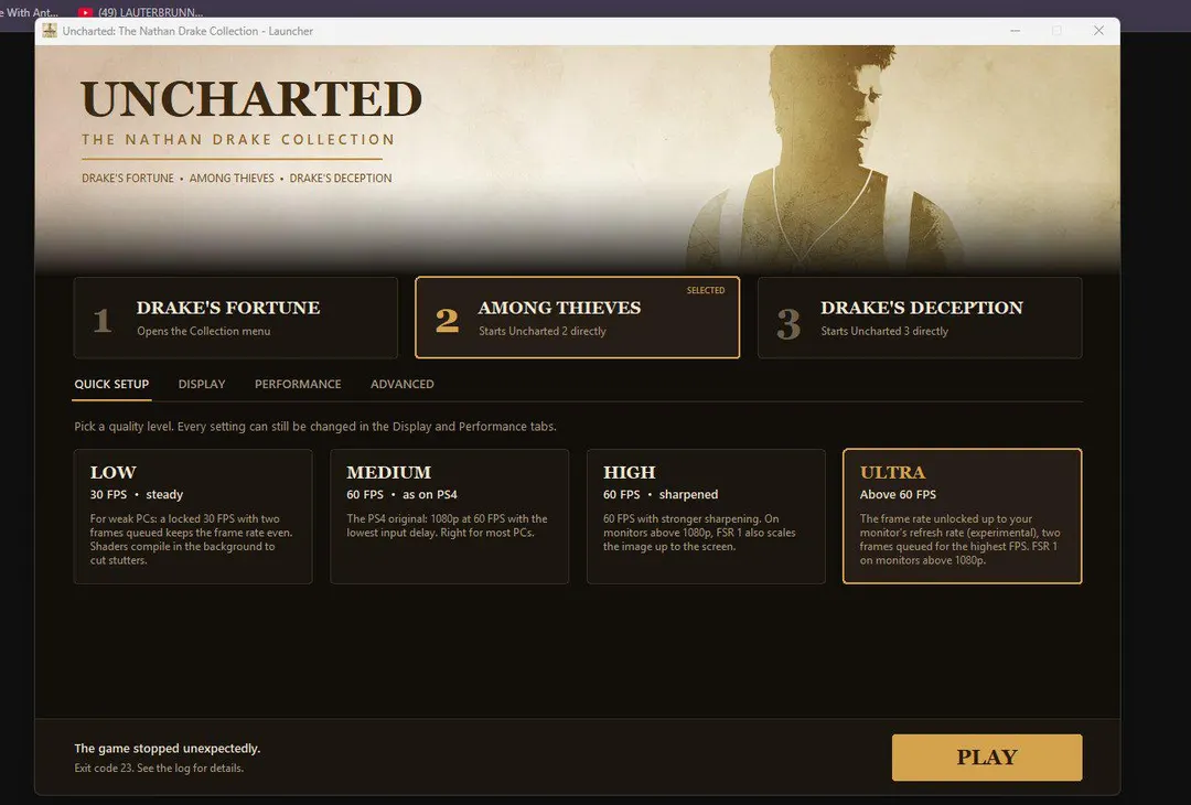 Original Uncharted trilogy now playable on PC via unofficial port