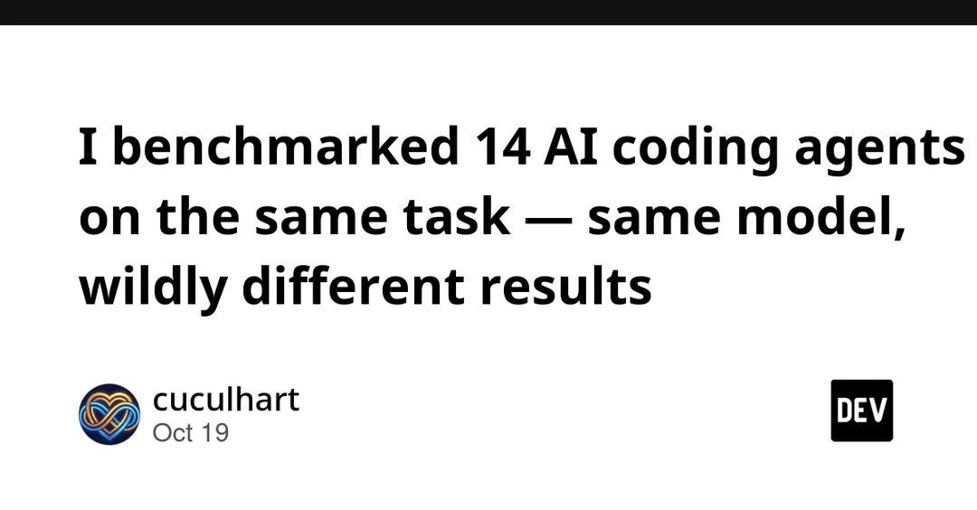 Benchmark of 14 AI coding agents: success ranges from 100% to 0%