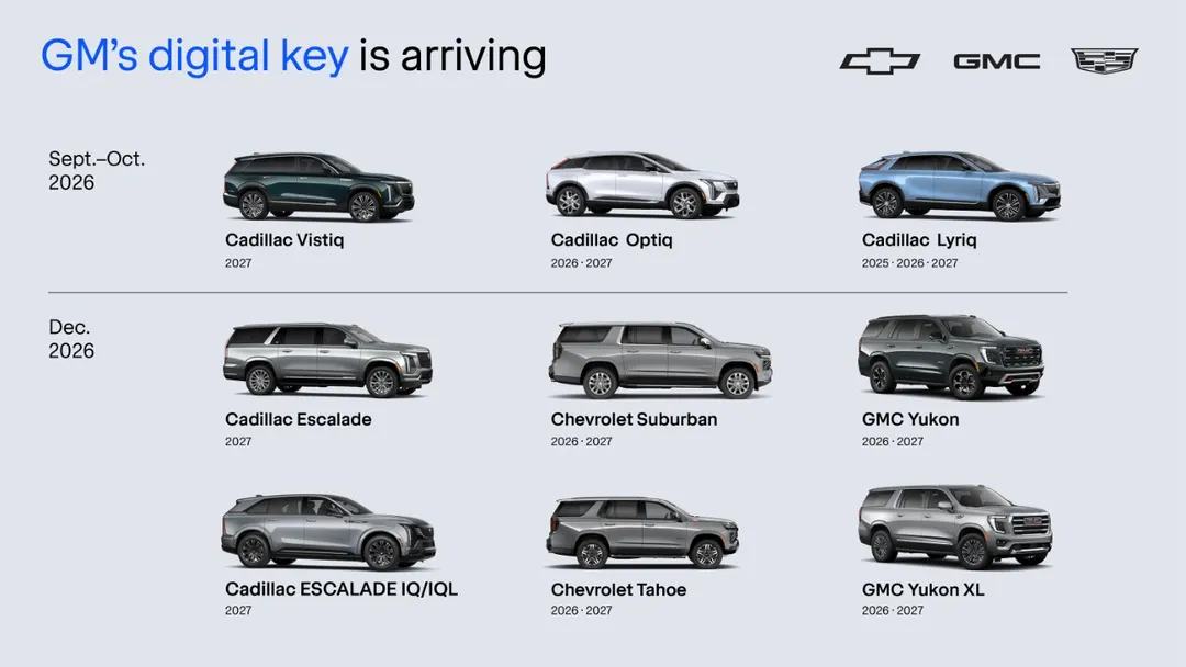 GM brings Apple Wallet car keys to Cadillac, Chevrolet and GMC