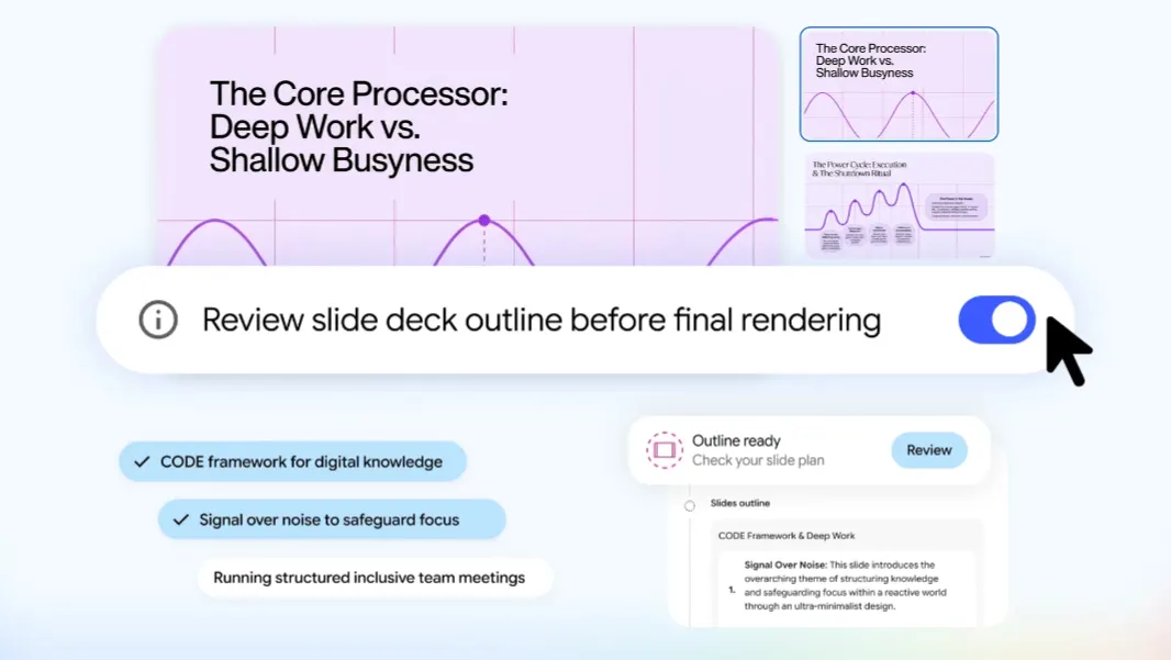 Google adds co-creation workflow to Gemini Notebook