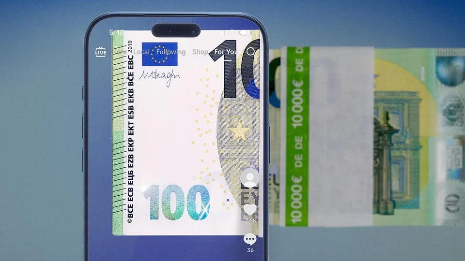 Counterfeiters advertised fake cash on TikTok