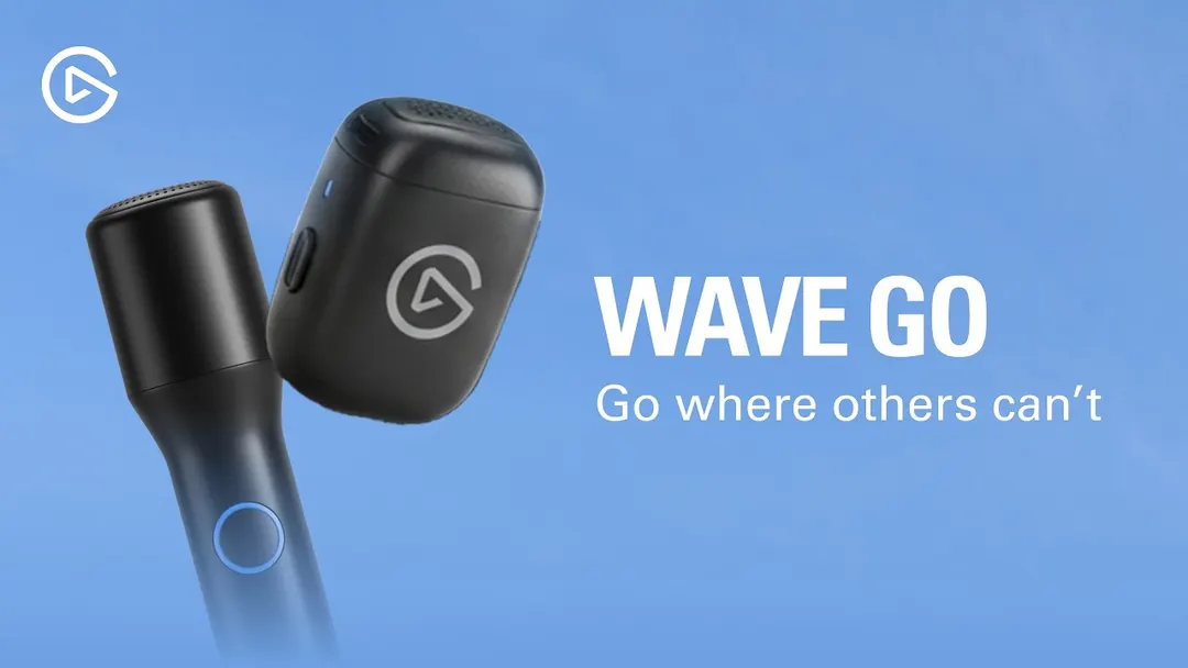 Elgato Wave Go is a $99.99 convertible clip-on and handheld mic
