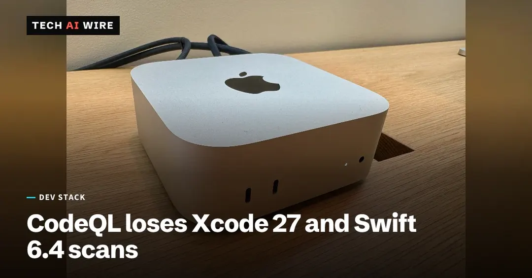 CodeQL can't trace Xcode 27 builds or scan Swift 6.4