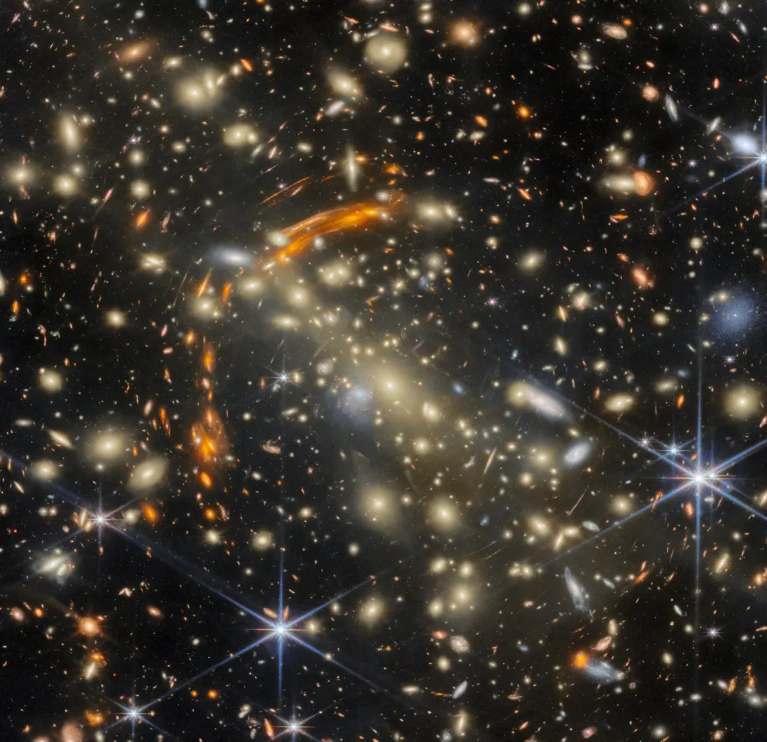 Webb captures the golden galaxy cluster MACS J0454.1-030