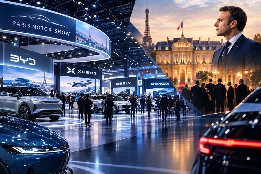 Chinese EV brands dominate Paris Motor Show floor