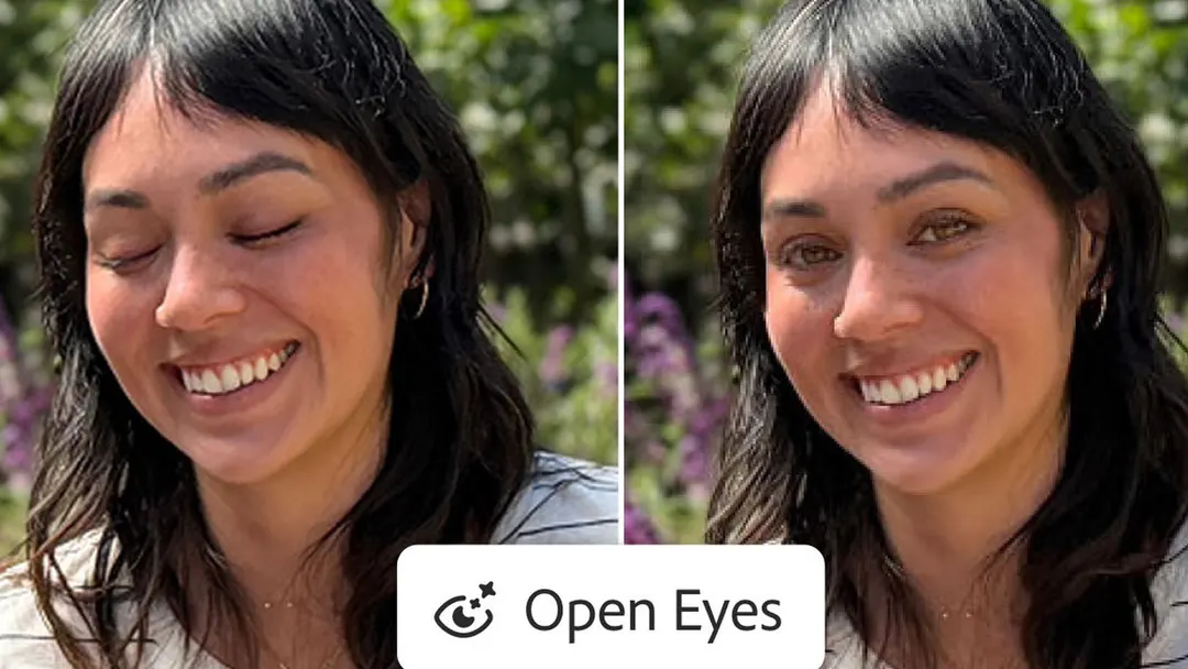 Adobe adds AI Open Eyes feature to Lightroom Mobile