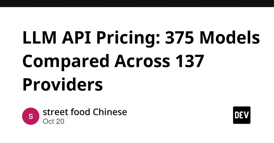 LLM inference prices vary up to 26x for the same model
