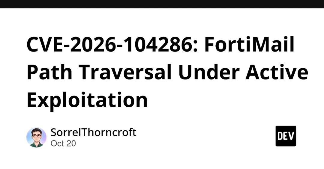 Critical FortiMail flaw CVE-2026-104286 exploited in the wild