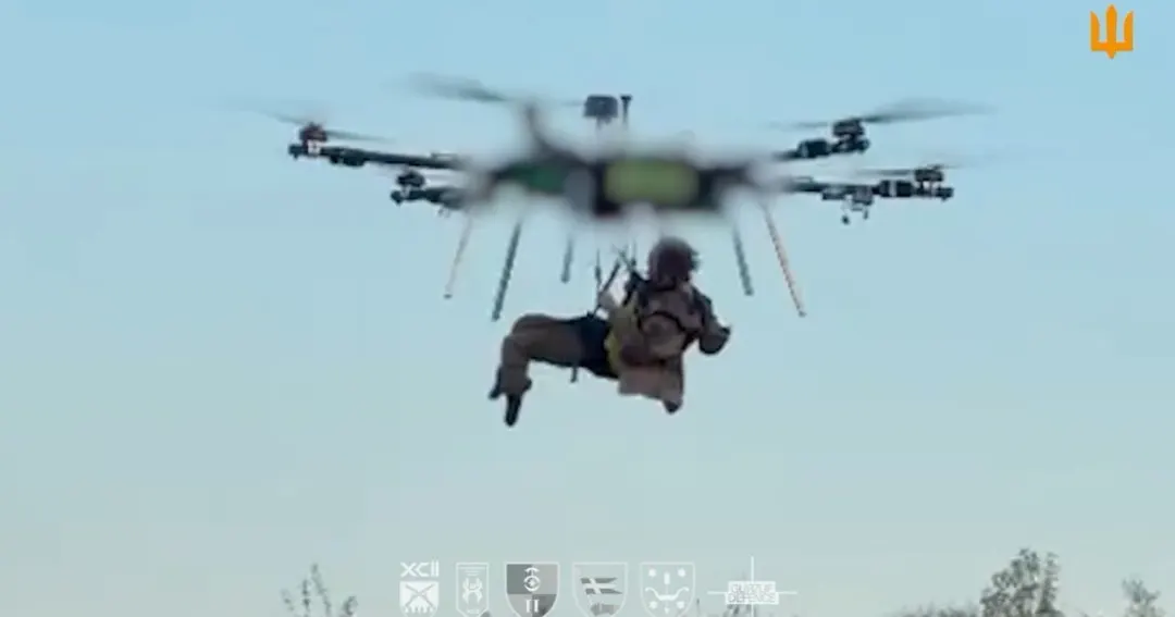 Ukrainian hexacopter carries out first drone medevac from combat zone