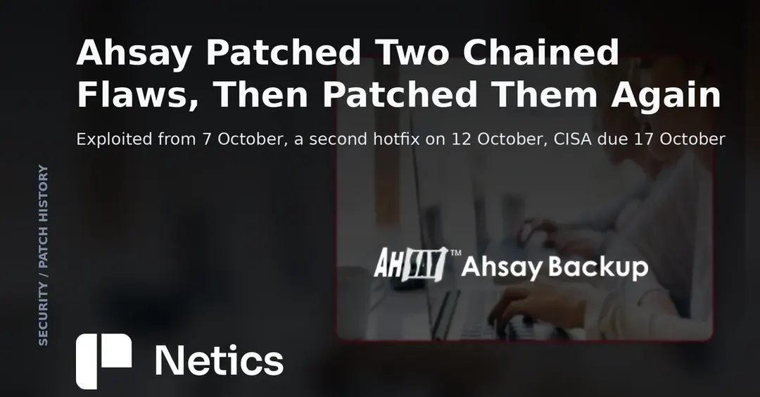 Ahsay ships second round of fixes for two chained flaws on backup servers