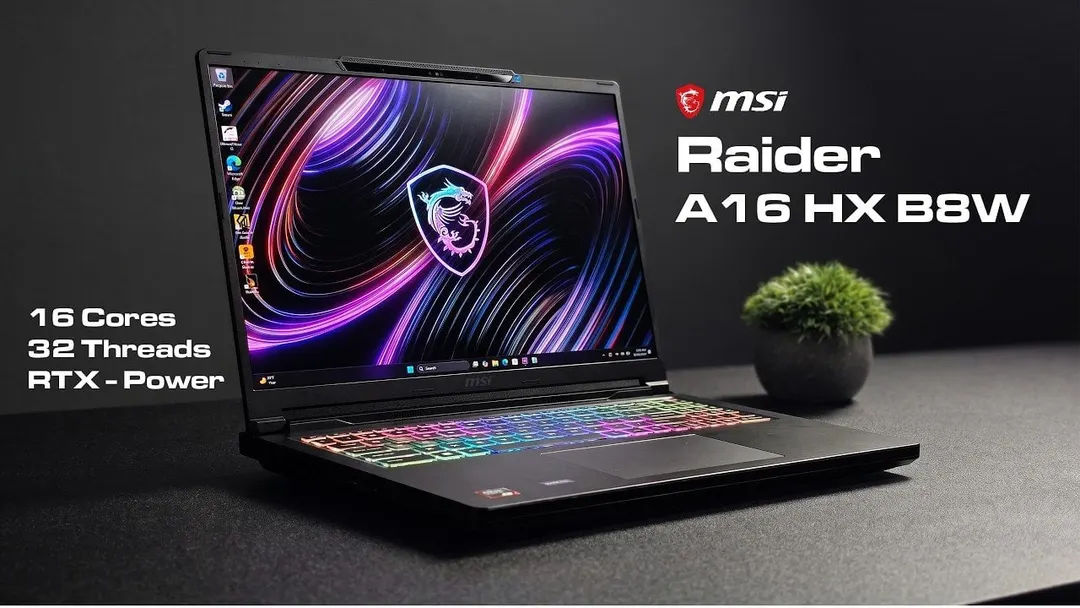 MSI Raider A16 HX debuts with Ryzen 9 8940HX and RTX 5080
