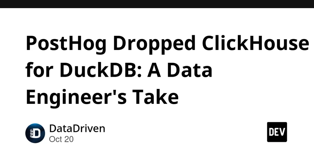 PostHog moves warehouse from ClickHouse to per-org DuckDB instances