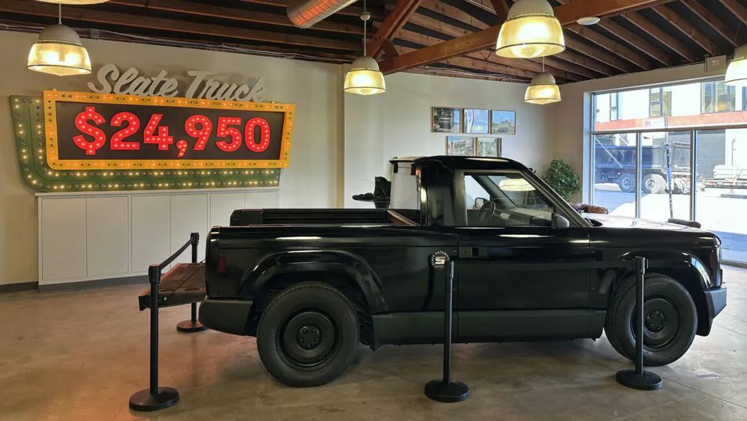 Slate opens first showroom as its $24,950 electric truck nears production