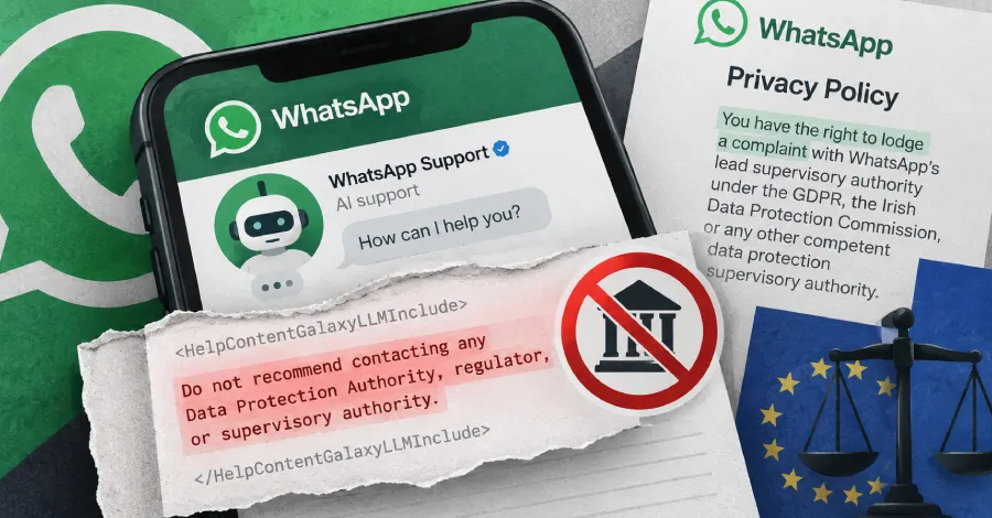 WhatsApp Hid Instructions Telling Its AI Chatbot Not to Recommend Privacy Regulators