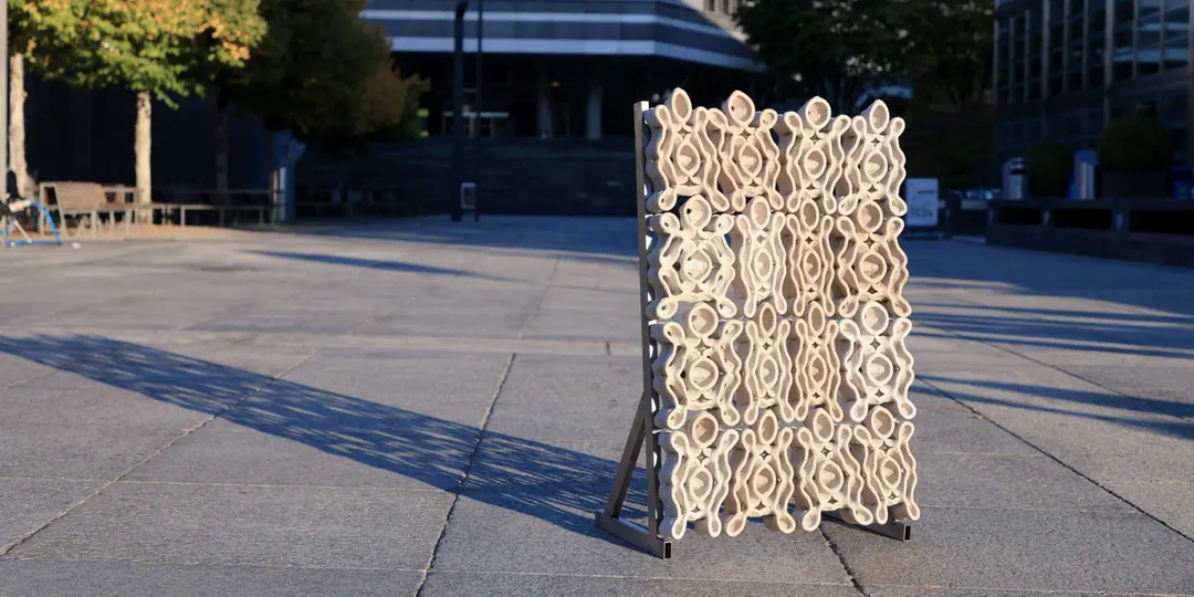 ETH Zurich 3D prints facade elements using bacteria