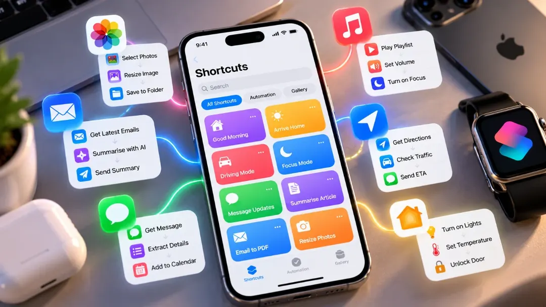 iOS 27 lets Shortcuts build automations with plain English and voice