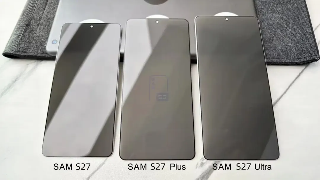 Galaxy S27 screen protectors leak display sizes and RAM/storage configs