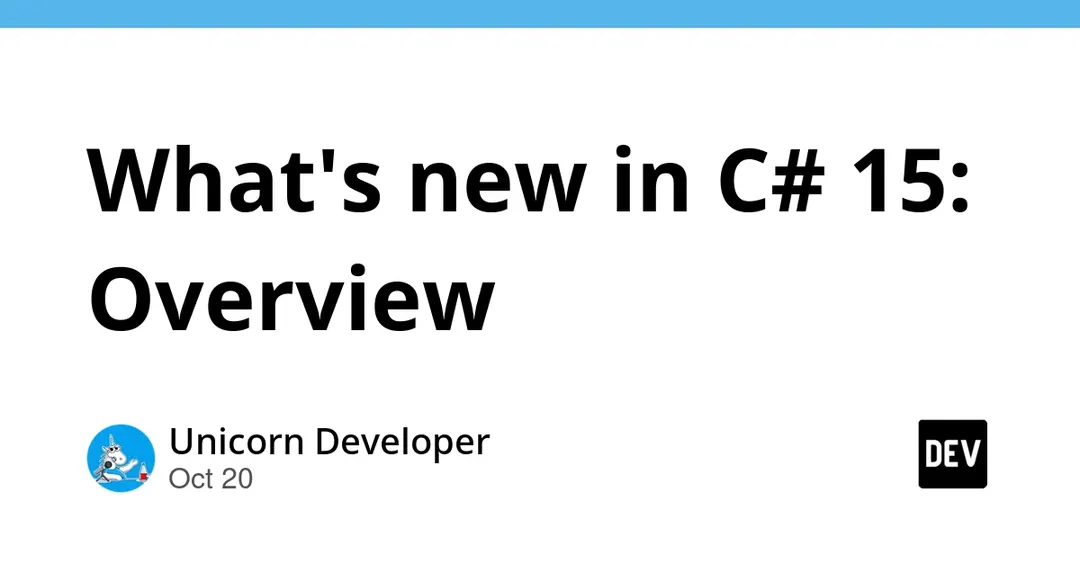 C# 15 preview: union types, closed hierarchies and labeled break