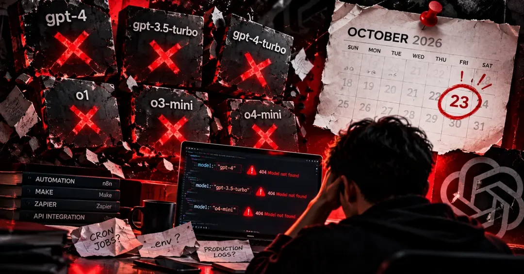 OpenAI to shut down 17 API models on October 23