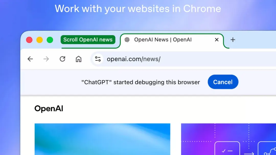 ChatGPT adds Work mode to control your browser