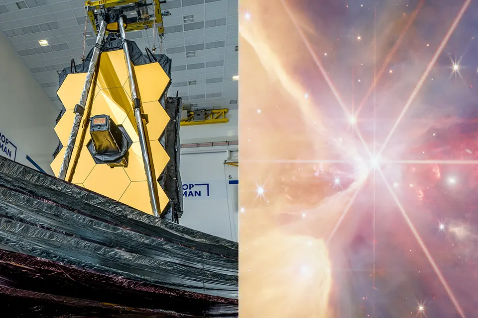 JWST reveals overlapping jets and a golden cavity in NGC 7129