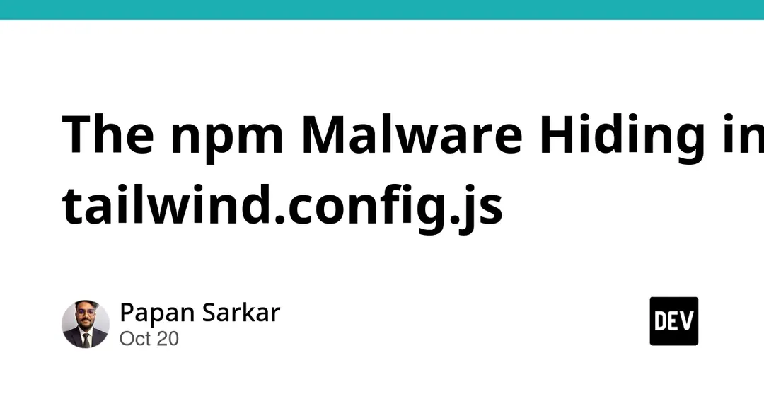 Malicious npm package in a Next.js repo ran on every npm run dev