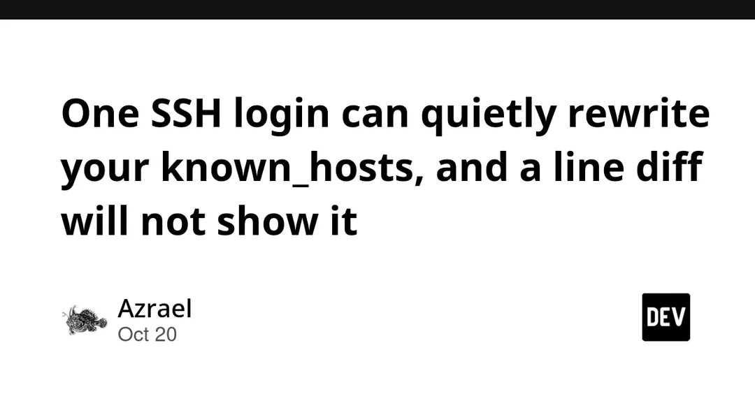 OpenSSH silently rewrites known_hosts by default