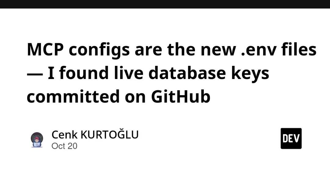 Live Supabase keys found committed in public MCP configs on GitHub