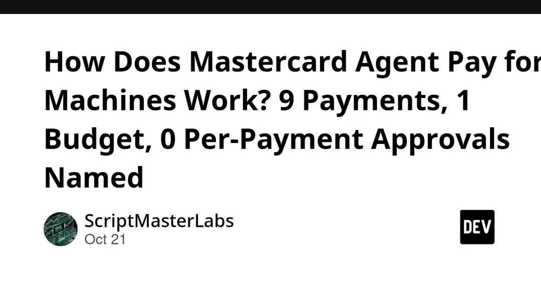 Mastercard opens early access to Agent Pay for Machines