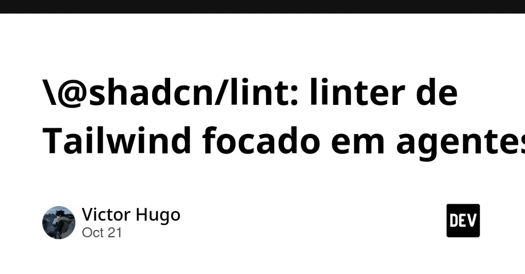 shadcn launches @shadcn/lint linter for Tailwind aimed at AI agents
