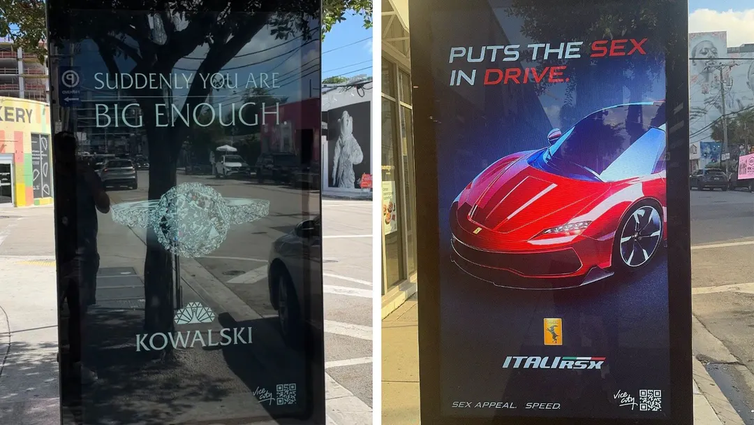 GTA 6 takes over Miami with ads for fictional brands