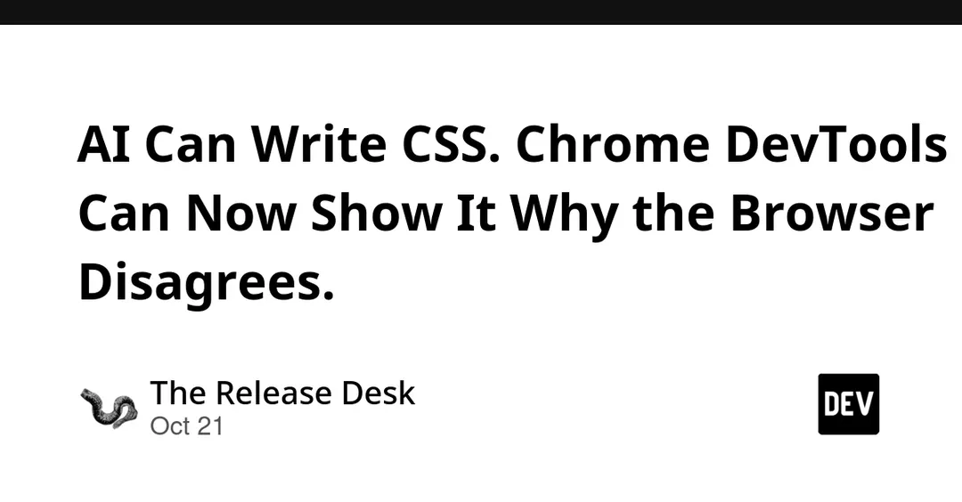 Chrome DevTools MCP adds get_css_styles tool for AI agents