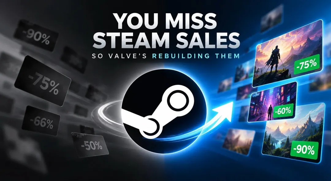 Valve to rebuild Steam deals and sales system for 2027 launch