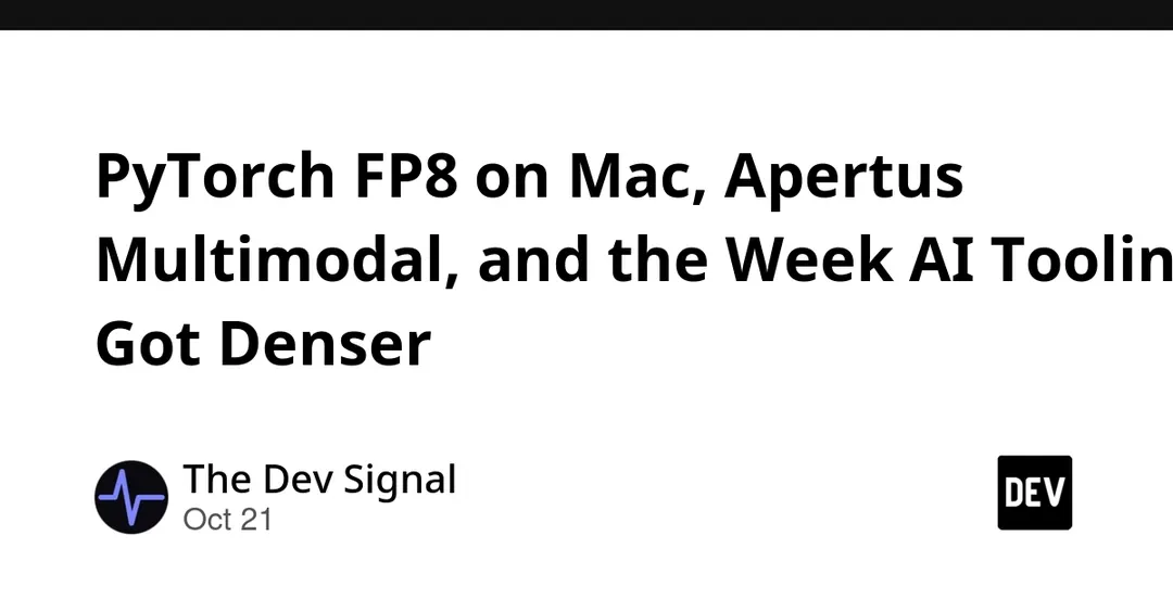PyTorch 2.15 brings FP8 and faster decoding to Mac