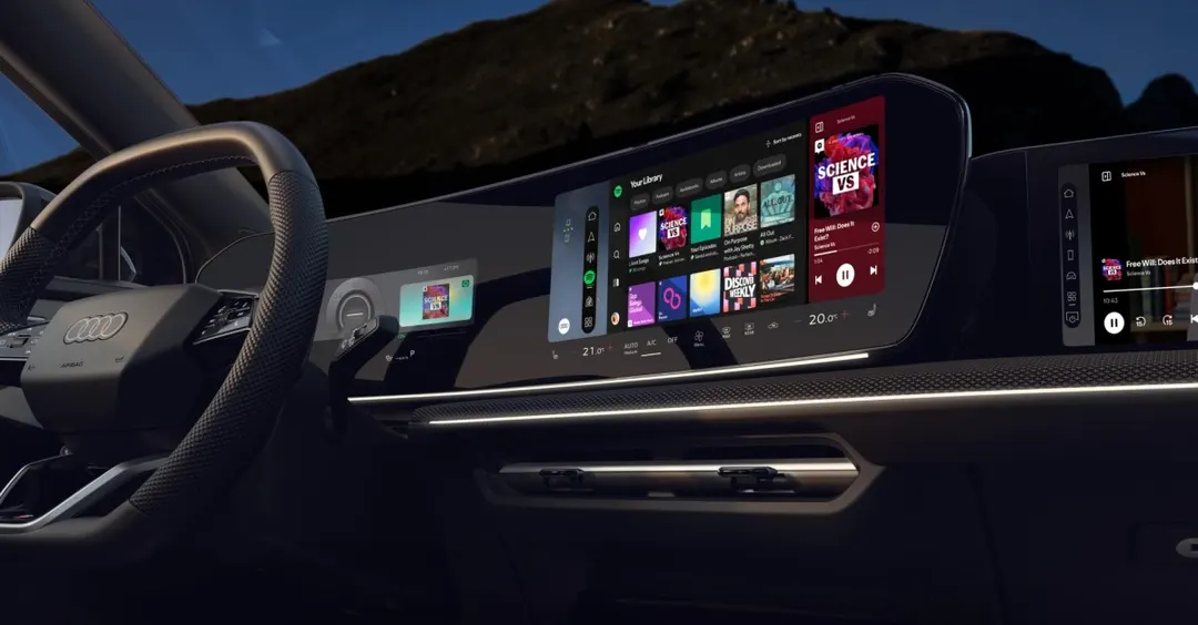 Spotify launches native in-car app on Android Automotive