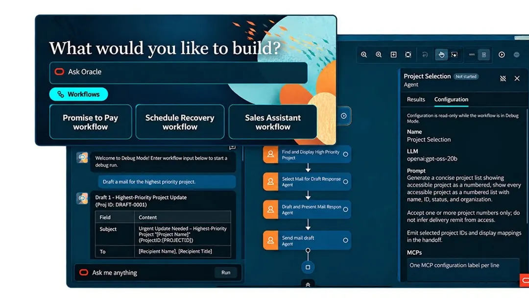 Oracle debuts low-code studio for industry-specific AI agents