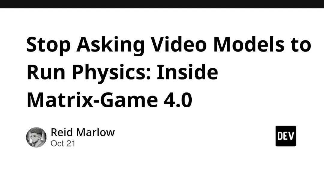 Matrix-Game 4.0 splits game engine from neural rendering