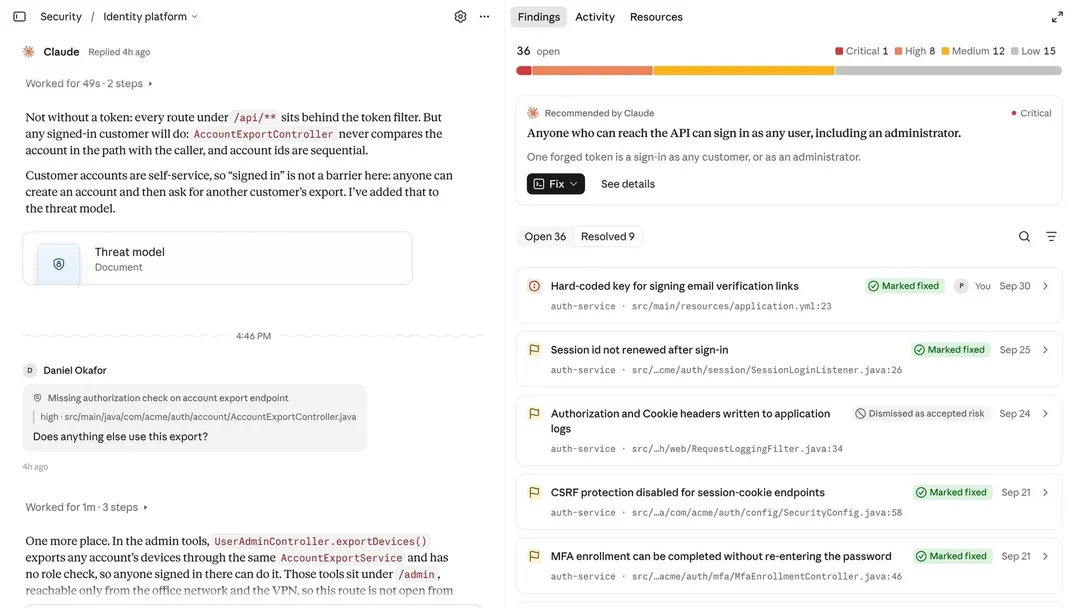 Anthropic adds continuous scanning and fix tracking to Claude Security