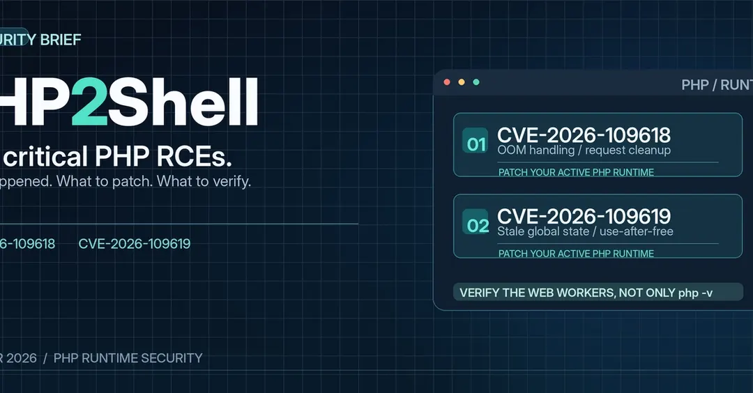 PHP2Shell: two critical PHP flaws allow unauthenticated RCE