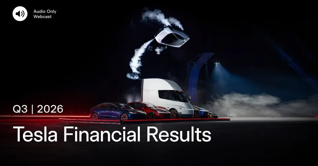 Tesla Q3 2026 results: revenue $28.05B, profit down 43%