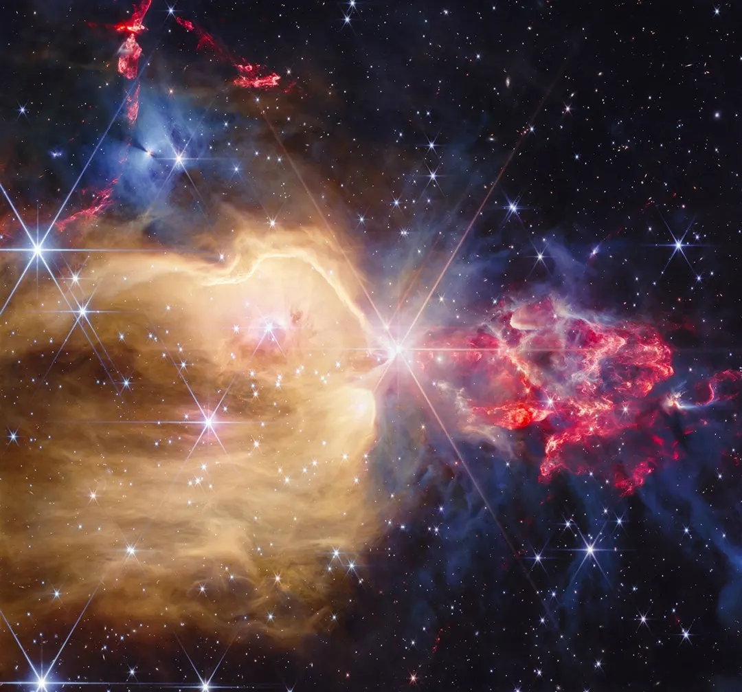 Webb captures young stars in the NGC 7129 stellar nursery