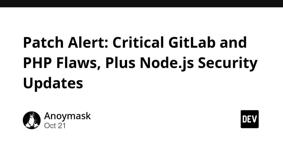 Patches released for critical RCE flaws in PHP, GitLab and Node.js