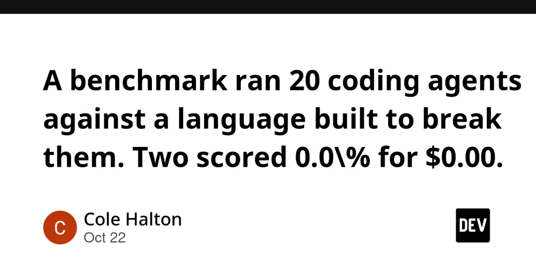 KillSwitch-Bench pits 20 coding agents against an LLM-hostile language