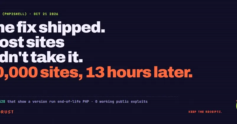 13 hours after PHP patch, 235 of top 20,000 sites can never get the fix