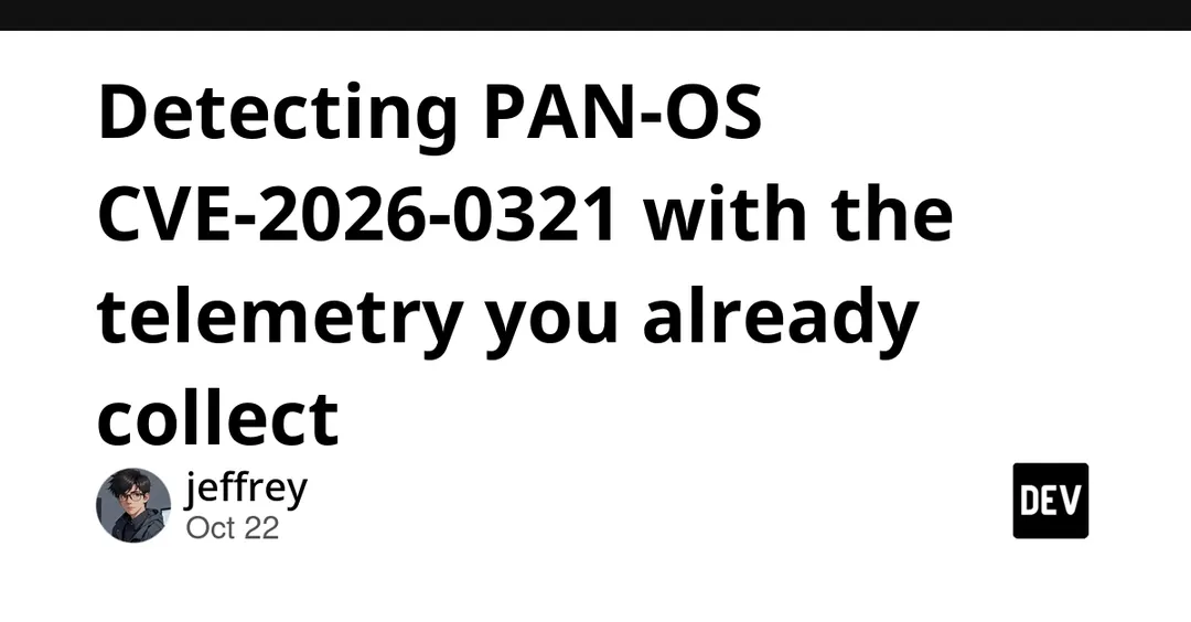 Detecting PAN-OS CVE-2026-0321 with existing telemetry