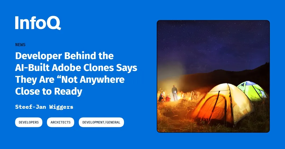Developer Behind AI-Built Adobe Clones Says They Are "Not Anywhere Close to Ready"